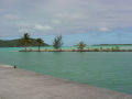 Aéroport de Bora Bora, situé sur un motu