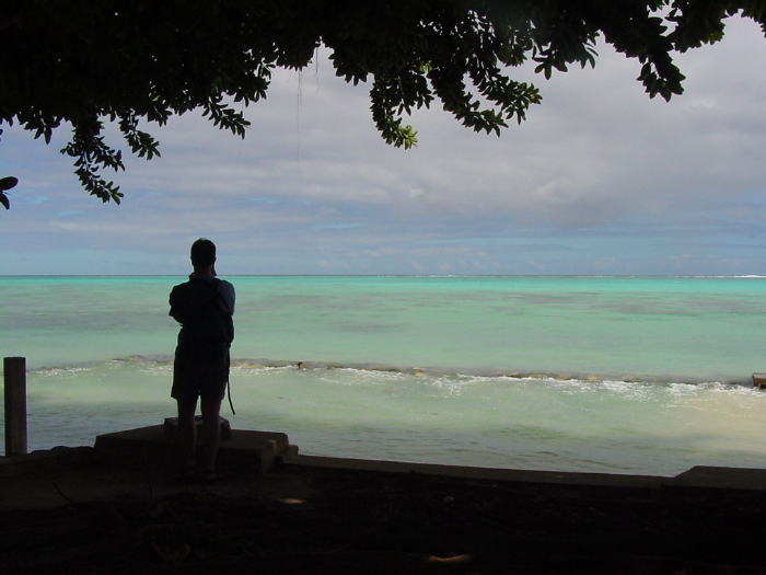 La plage de l'hôtel Hibiscus
